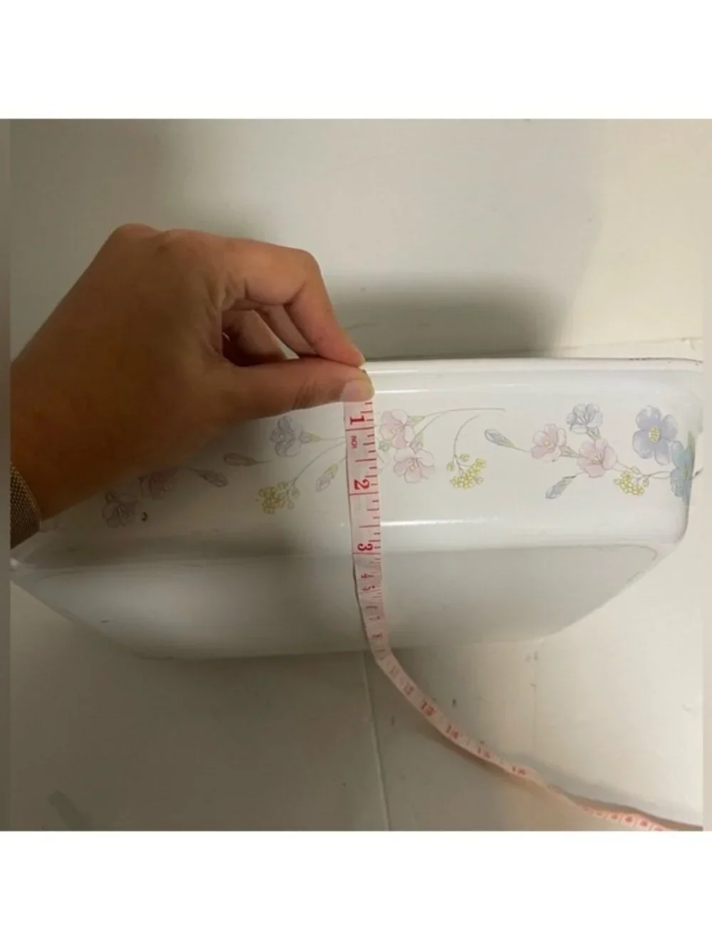 Vintage Corning Ware “Pastel Bouquet” A-21 Rectangular Baking Dish  – USA